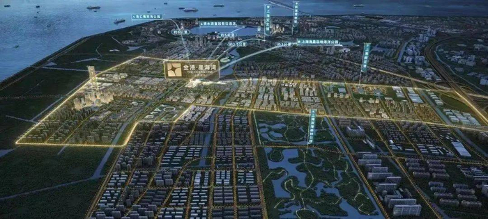　　金桥临港综合区效果图