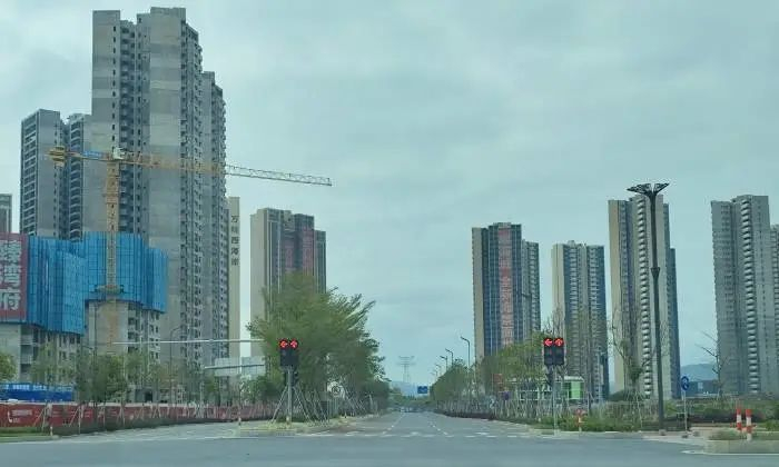 中山马鞍岛楼市。梁宝欣/摄