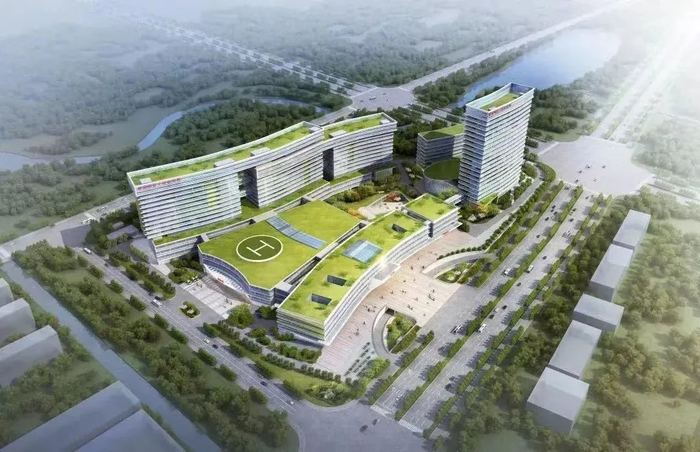 梧州市红十字会医院苍海医院效果图 图片来源“梧州红十字会医院”