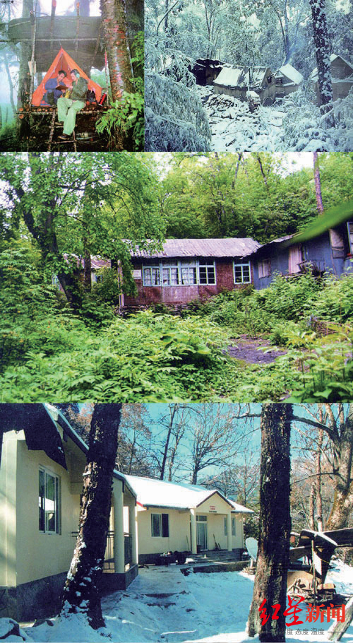 “五一棚”的变迁 图据“WWF 世界自然基金会”官方微信