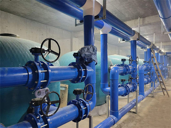 海口某公寓游泳池项目采用AQUA爱克过滤砂缸