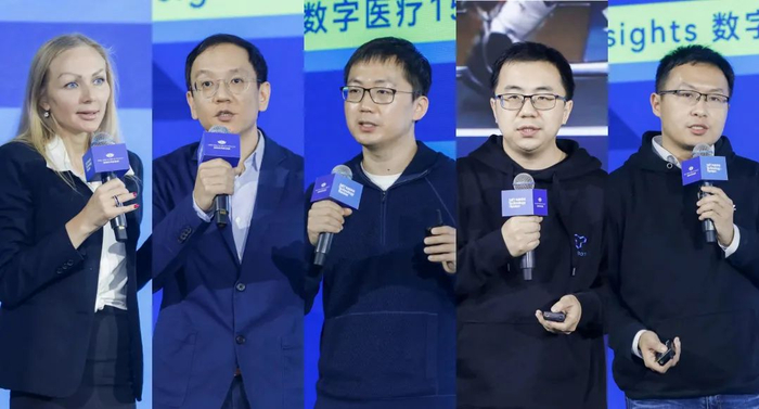 　　左起：Evelyne Bischof、任康、齐鹏、丁也、朱瑞星