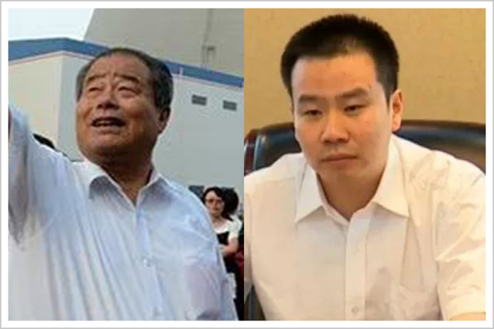 ▲张学信（左一）张刚（右一）