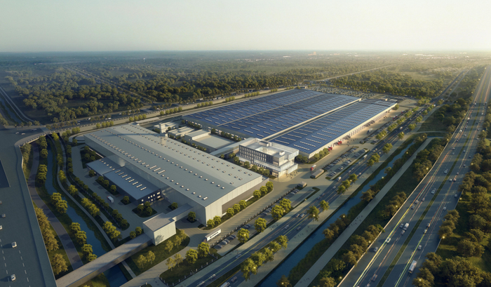 小鹏汽车广州工厂；图片来源：广州凯得