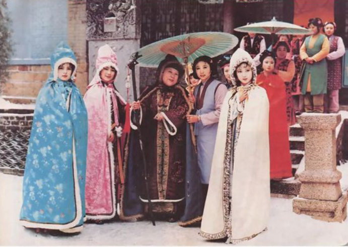 ▲ 1987版《红楼梦》：大观园诗会