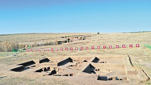     尚义四台遗址发掘区局部。河北省文物考古研究院供图