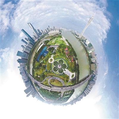 广州航拍图，生机勃发。（资料图片）广州日报全媒体记者苏俊杰 摄