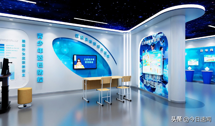 　　五楼省级科普馆效果展示图