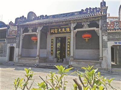 佛山南海黄岐北村也有一座陈氏大宗祠