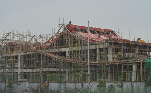 ▲2月20日，璧山区七塘镇，乡村振兴驿站正在加紧施工。记者 崔力 摄/视觉重庆