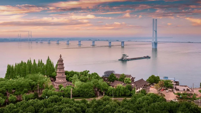 美丽荆江。吴才华 摄