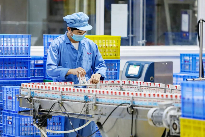 △温氏乳业生产车间。图源 肇庆高新发布