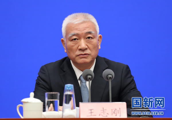 ↑科技部部长王志刚