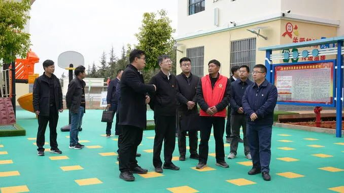 ▲调研了解特殊教育学校相关情况