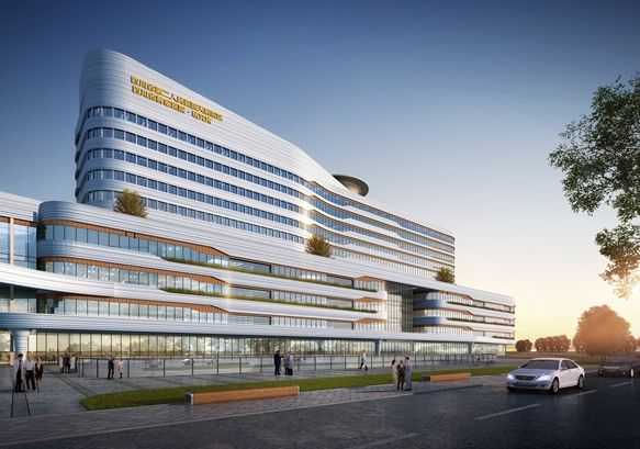 ▲四川省第二人民医院（四川省肿瘤医院）天府院区效果图