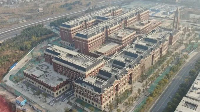 ▲成都万达匹兹堡医院建设现场图