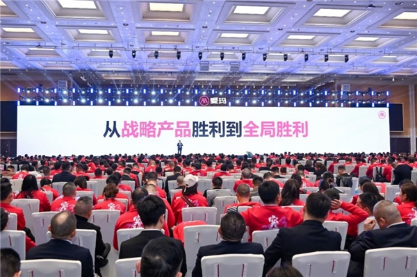 　　图:爱玛国内事业部总裁高辉致辞