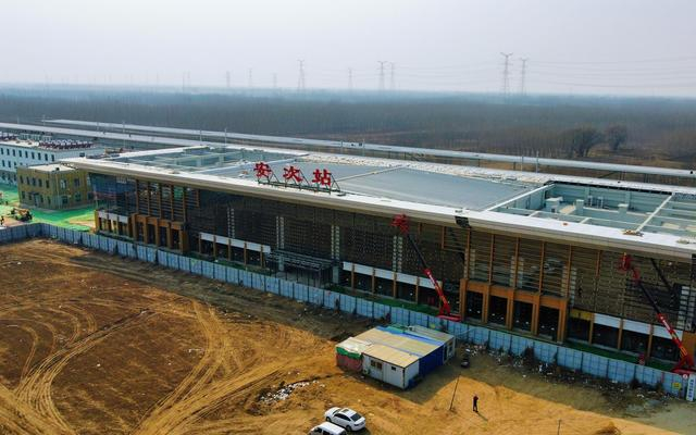 津兴城际铁路安次站。新京报记者 郑新洽 摄