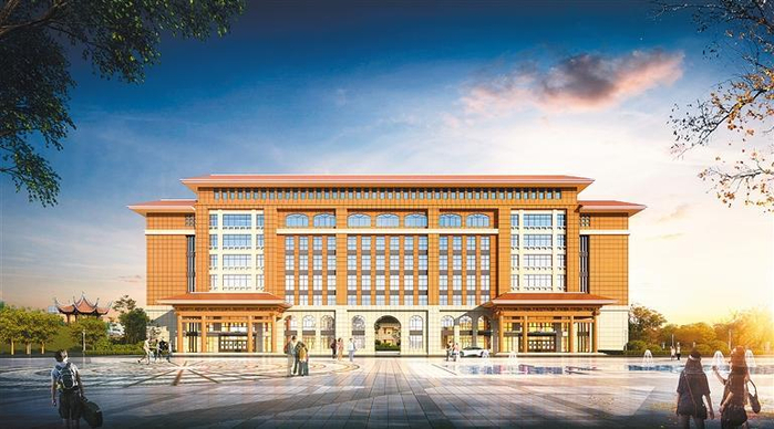 延安大学西安创新学院临潼校区效果图