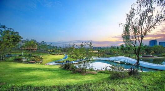 成都驿马河城市公园3D打印桥