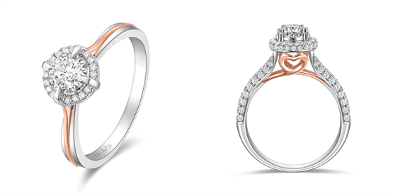 　　「热情」钻戒 「慕恋」钻戒