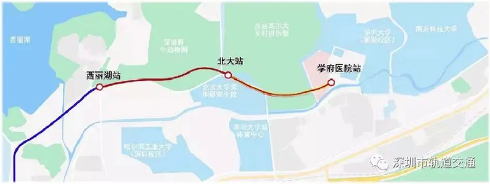 ▲深圳地铁7号线二期示意图