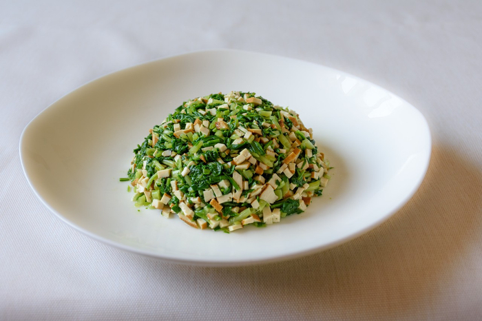 马兰头拌香干 图源：图虫创意