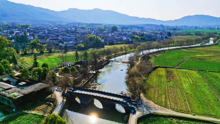 黟县南屏村村景。 通讯员方龙摄