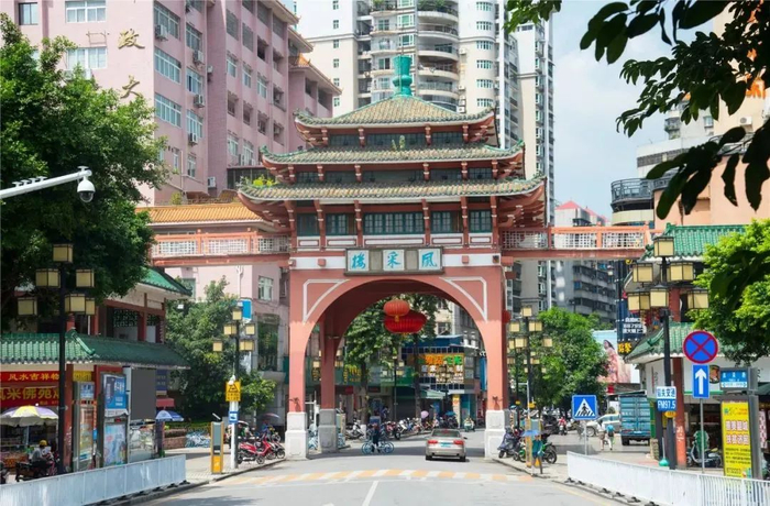 风采楼是韶关市的标志性建筑，也是韶关市文物保护单位 （图片来源：韶关文化广电旅游体育局）