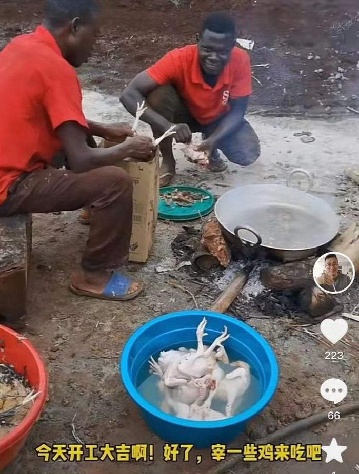↑李国胜分享在非洲的生活 视频截图