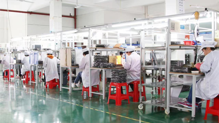 　　图：佛山鑫码电子之前暂停的项目，今年都开始重新启动，订单涌来