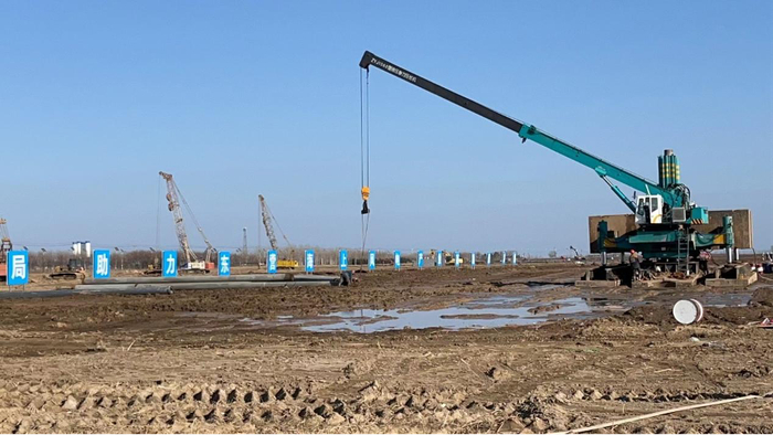 （洛阳双瑞正在建设厂房  财联社记者 摄）