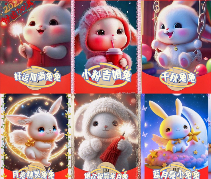 　　淘宝红包封面商家产品图示例