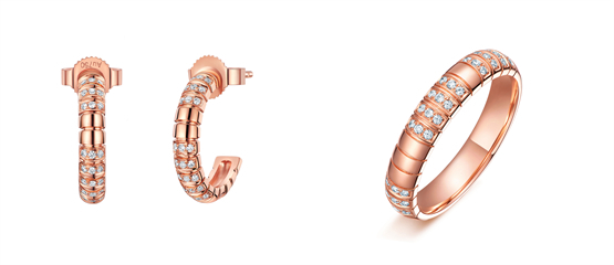   「海韵椰风」轻奢款耳饰、戒指