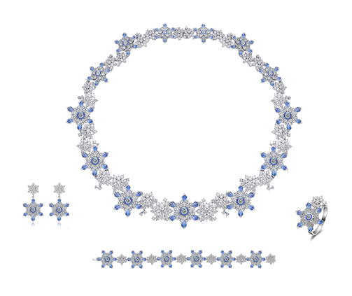 　　  ▲金伯利钻石高级珠宝《盈雪漫舞》套系