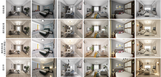 　　▲AI生成与设计师布置的光照对比