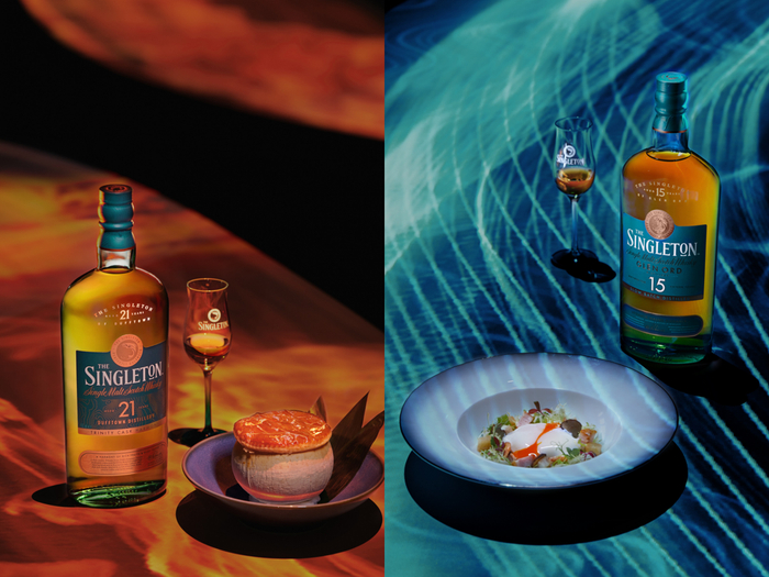 　　图8-9:苏格登21年、15年搭配鹭岛风味带来沉浸式五感享受