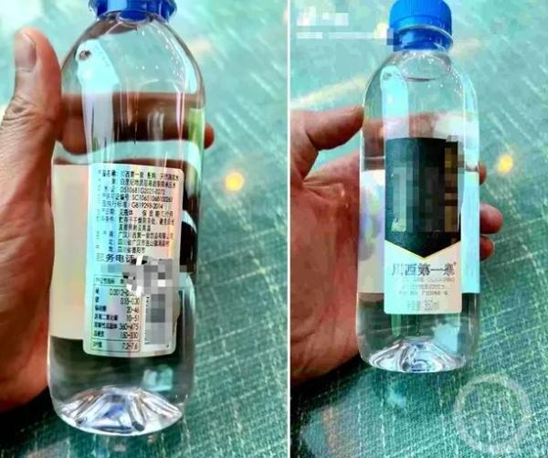 四川一公司号称自己出品的矿泉水源自白垩纪。 图片来源：网络