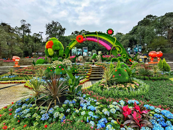 ▲成都植物园春花展