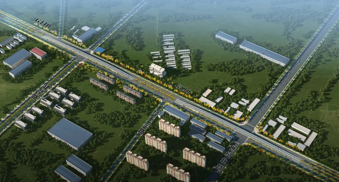 ▲建华路节点鸟瞰图