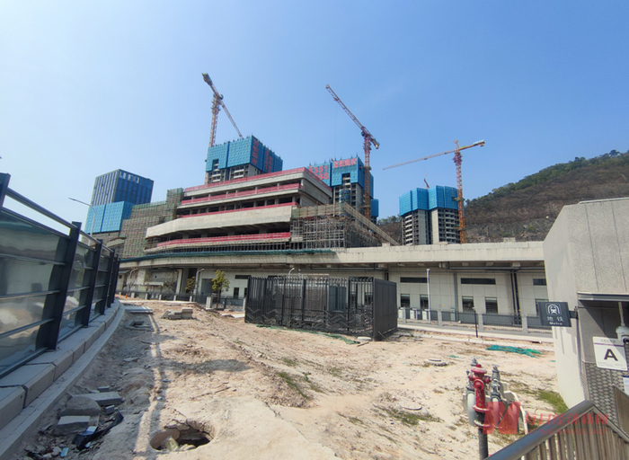 位于南山蛇口的深铁熙府项目现场&nbsp;&nbsp;图片来源：每经记者 陈荣浩 摄