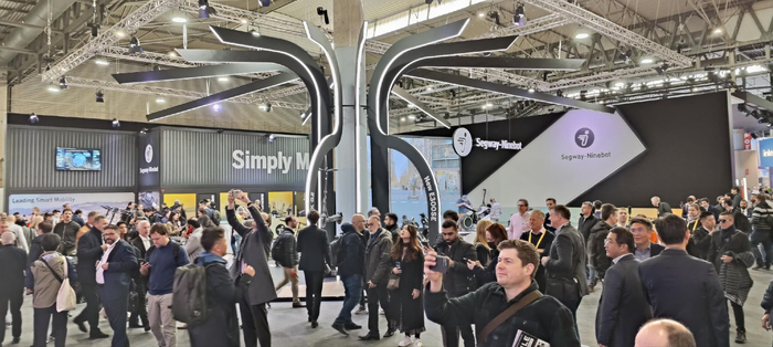 九号公司亮相MWC  图源：九号公司