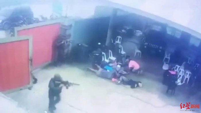 ↑事发时监控画面截图