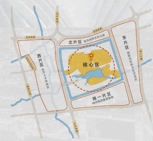 上海国际旅游度假区示意图