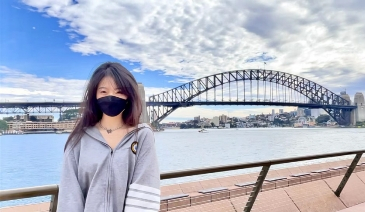 　　非全会计专硕陆清欢赴悉尼就读“1+1”双硕士项目