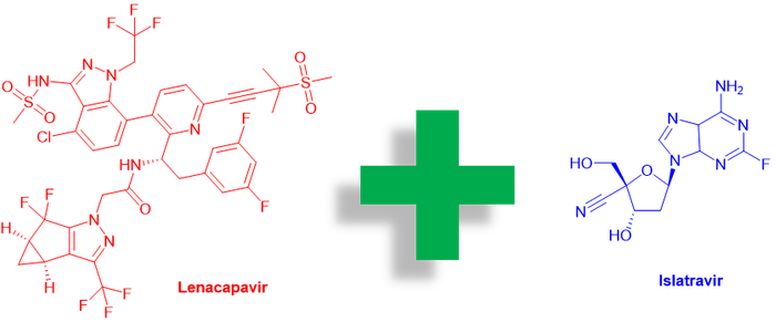 图4. Lenacapvir 与Islatravir化学结构。