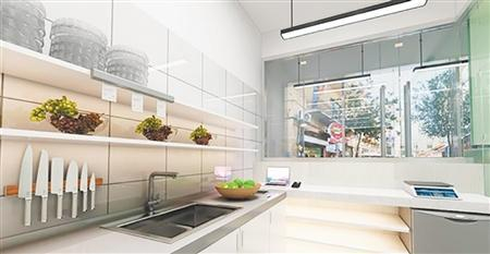     提供水果切配服务的门店