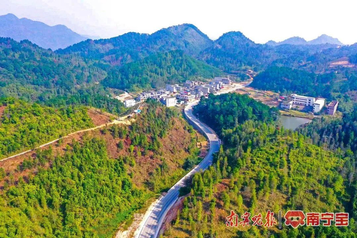 北板路航拍图  通讯员 黄思志 摄