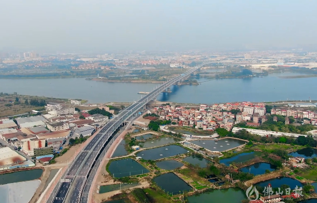龙翔大桥主桥通车，实现了禅城与南海、高明30分钟内快速通达。