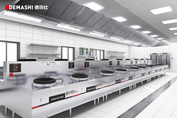 　　图：德玛仕新厨系列大锅灶